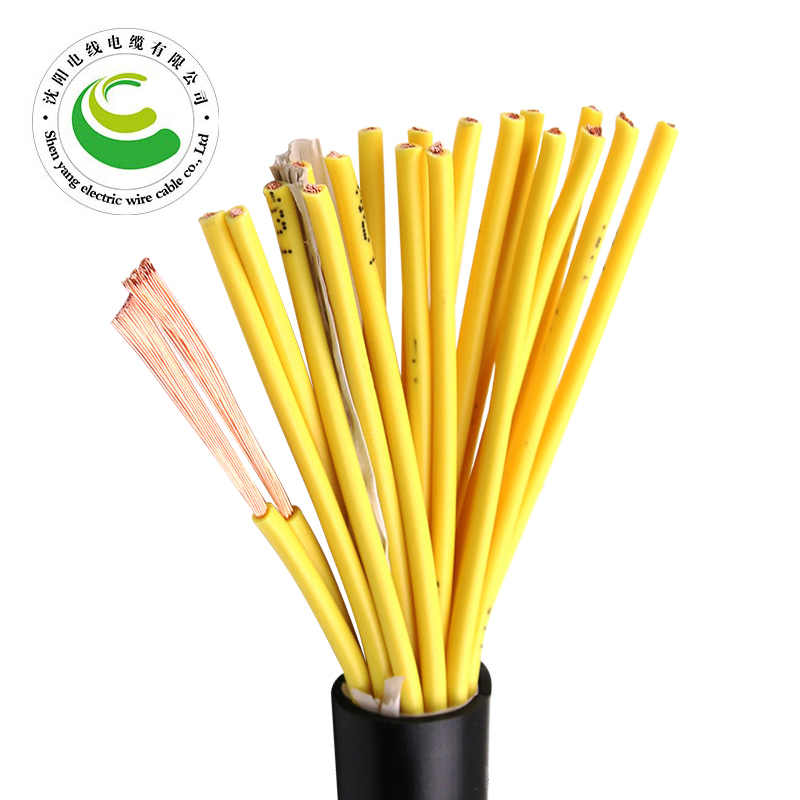 20芯  ZR-YJV 20*0.5mm?--20*2.5mm? 铜芯聚氯乙烯绝缘聚乙烯护套节造软电缆  铜芯电缆